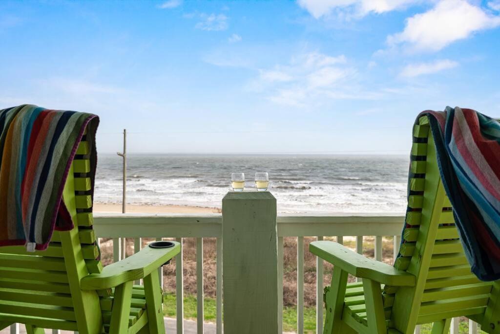 Beachfront*Spectacular View*4 Bd*Sleeps 14 Villa Bolivar Peninsula Eksteriør bilde