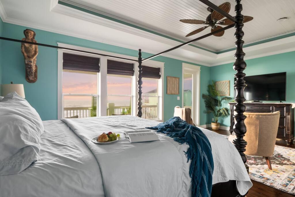 Beachfront*Spectacular View*4 Bd*Sleeps 14 Villa Bolivar Peninsula Eksteriør bilde