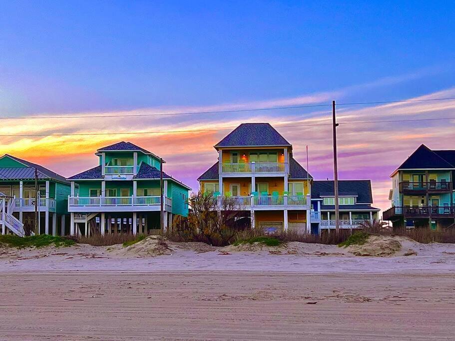 Beachfront*Spectacular View*4 Bd*Sleeps 14 Villa Bolivar Peninsula Eksteriør bilde