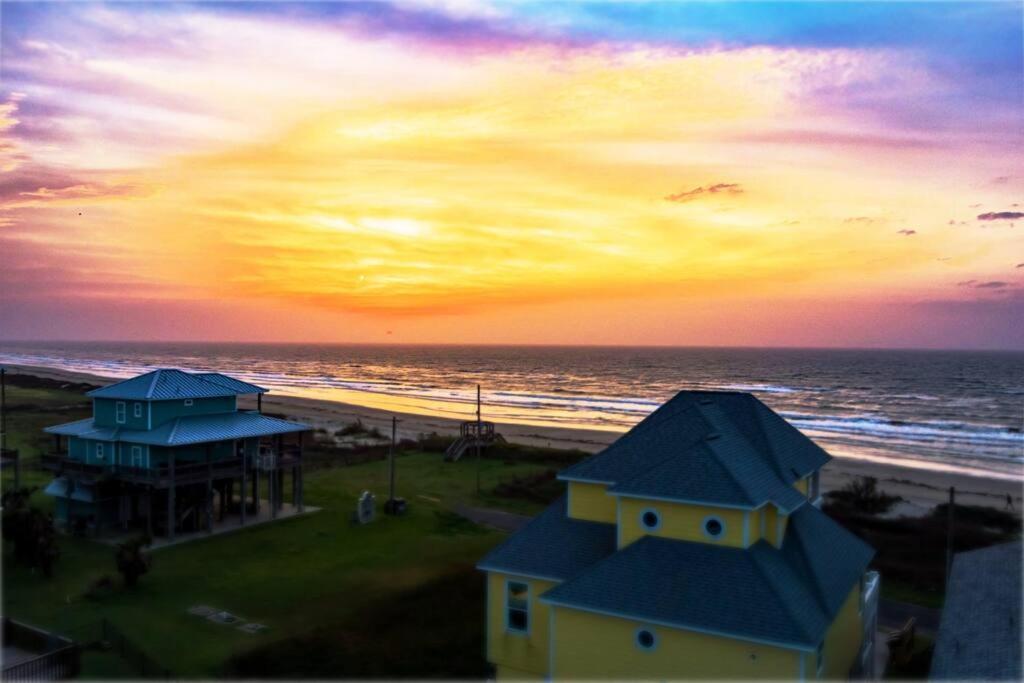 Beachfront*Spectacular View*4 Bd*Sleeps 14 Villa Bolivar Peninsula Eksteriør bilde