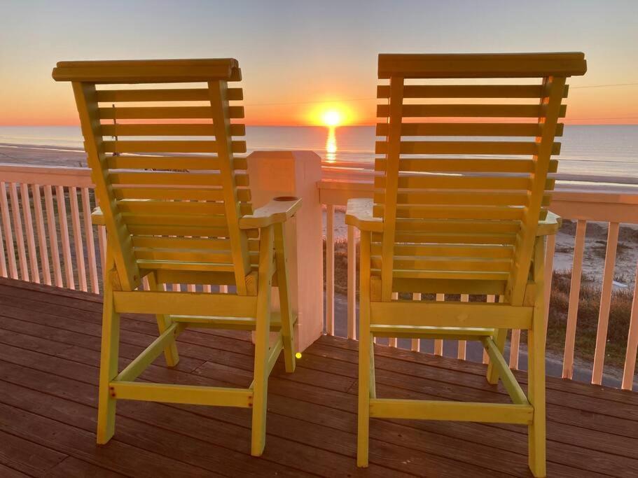 Beachfront*Spectacular View*4 Bd*Sleeps 14 Villa Bolivar Peninsula Eksteriør bilde