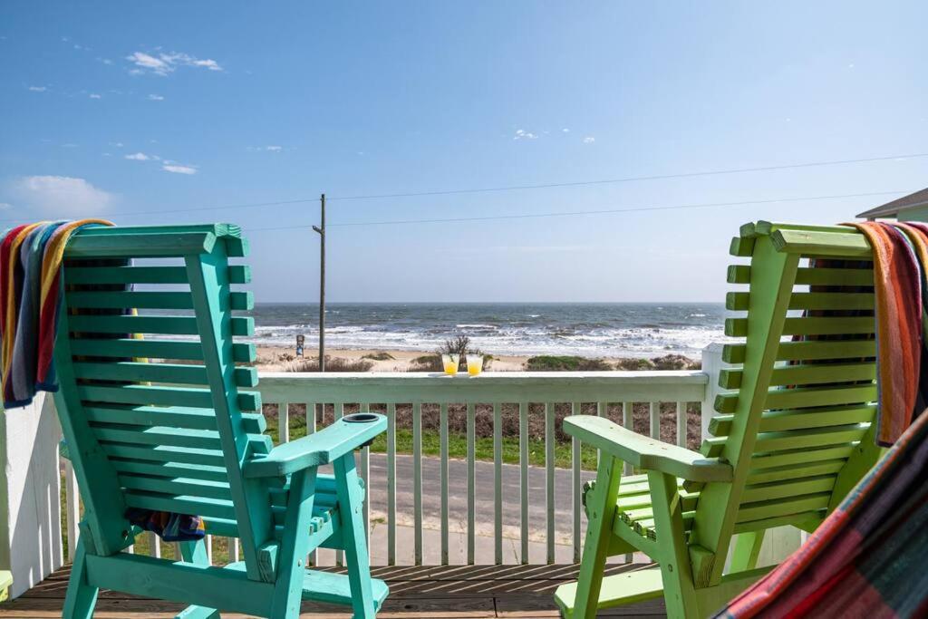 Beachfront*Spectacular View*4 Bd*Sleeps 14 Villa Bolivar Peninsula Eksteriør bilde